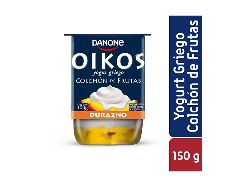 DANONE OIKOS FRUTAS DURAZNO 150 GRS.