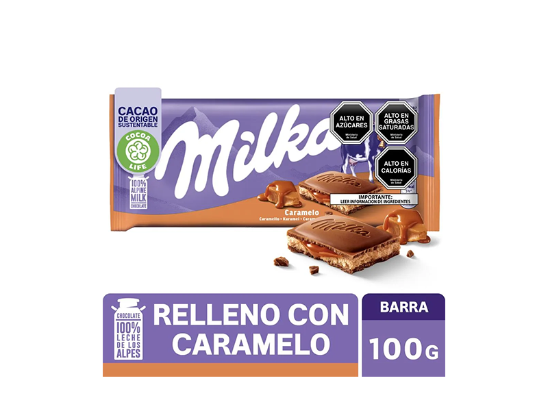 Milka Chocolate Caramelo 100 Grs.