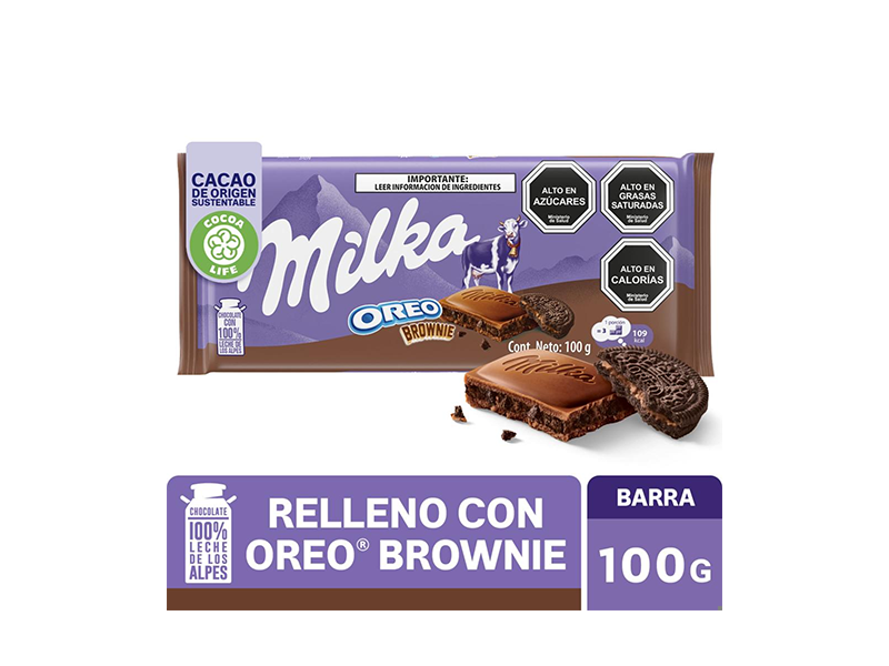 MILKA CHOCOLATE OREO BROWNIE 100 GRS.